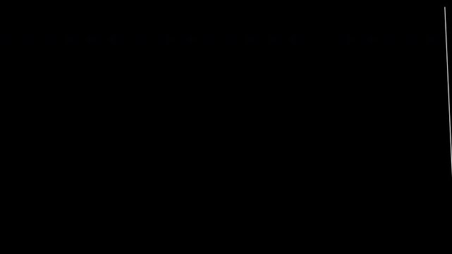 Vertical rectangular blinds appear from the center with rotation and expand outward. Seamless 3D animation on transparent background in 4K with alpha channel for transitions and overlays.