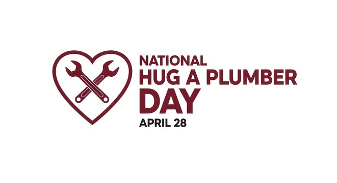 National hug a plumber day april 28th celebration