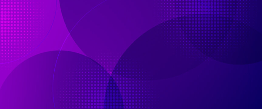 Minimal geometric background. Purple elements with fluid gradient. Dynamic shapes composition. Eps10 vector