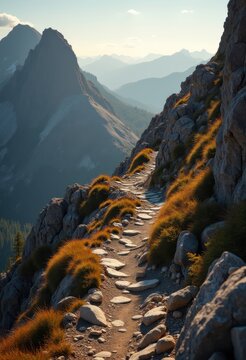 Saddle Mountain Pass Between Peaks Trail Serene Adventure Exploration Experience