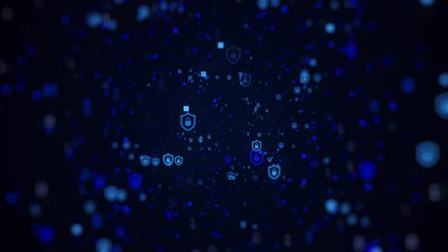 Cyber ​​security and data protection, internet network security, protect business and financial transaction data from cyber attack, user private data security encryption. Generative AI
