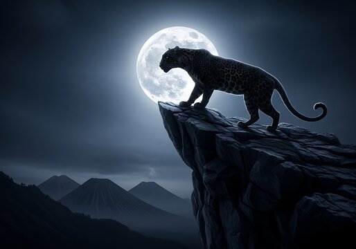 wolf in the night
