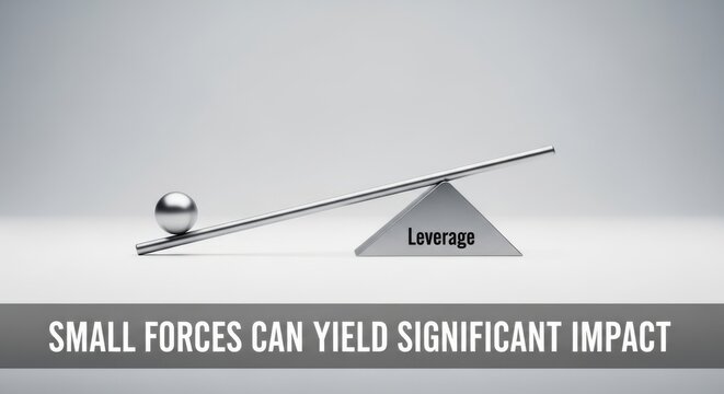 Leverage Concept Illustrated with a Simple Machine