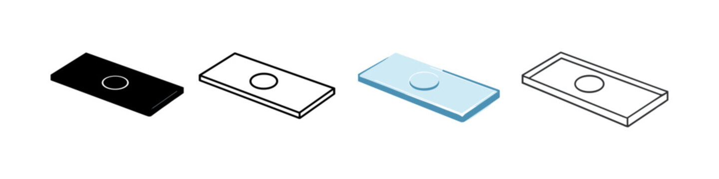 Microscope Slide Icons