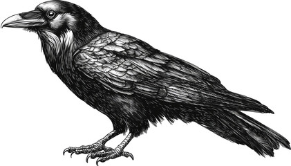 Obraz premium crow illustration 