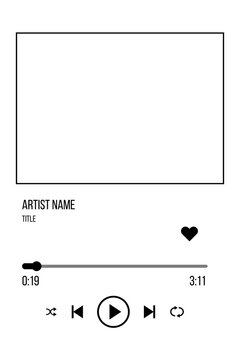 Blank music player progress bar PNG. Audio playback timeline, minimal seek bar UI, mobile app music interface, streaming control, song position slider for apps, media players and digital UI design
