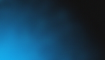 Fototapeta premium Deep blue gradient background with soft light leak, abstract dark navy texture for cinematic overlays, moody azure color transition