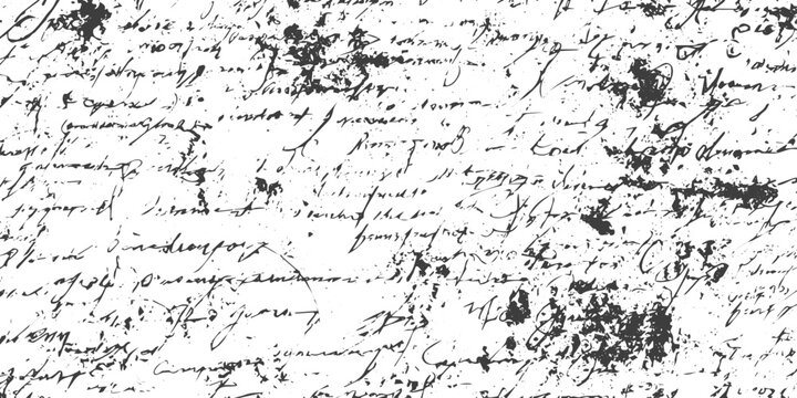 Vintage Handwritten Calligraphy Script with Grunge Texture Vector Background