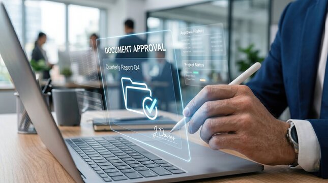  Digital Document Approval and Secure Workflow Concept