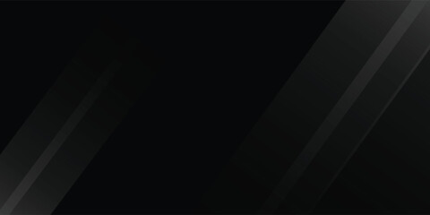 Obraz premium Black abstract background. Elegant dark diagonal shape elements. Modern luxury grey gradient graphic design.
