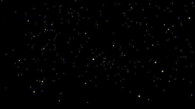 Floating Dust Particles Overlay with Alpha Channel 4K
