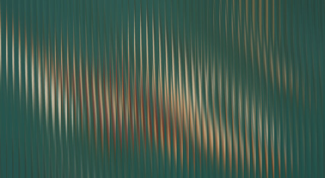 A vibrant abstract image with green and gold vertical lines
