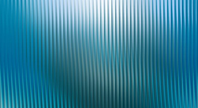 A vibrant blue background with vertical lines and a bright light shining through