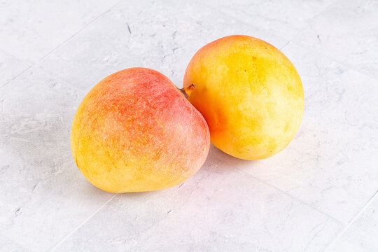 Sweet ripe juicy red mango