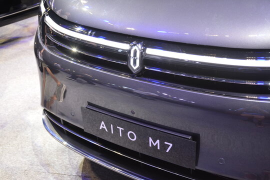 Aito m7 at Manila International Auto Show in Pasay, Philippines