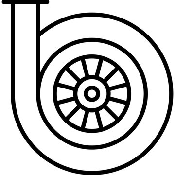Turbocharger Icon