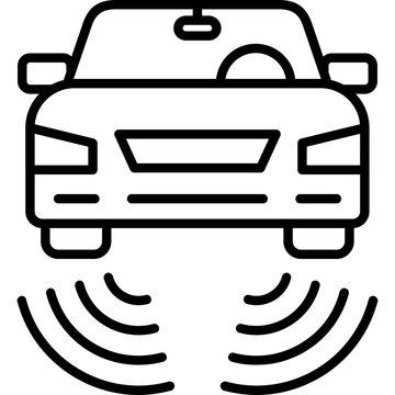 Car Sensor Icon