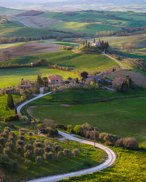 Views of the same Val d'Orcia