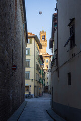 Obraz premium In the historic center of Florence