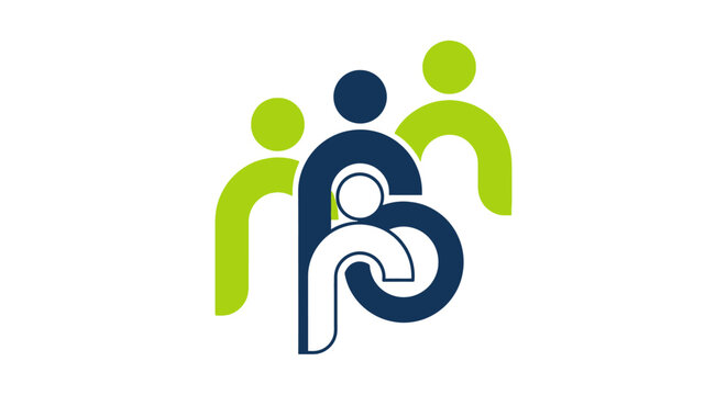 Diverse People Teamwork Logo.