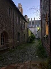 Fototapeta premium narrow street in the old town
