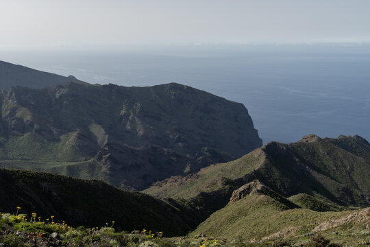 Teno Mountains ridge at daylight