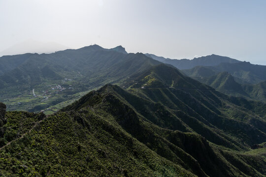 Teno Mountains ridge at daylight