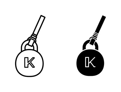 Minimalist zipper puller vector icons, black and white garment slider symbols, industrial clothing fastener hardware set for fashion design