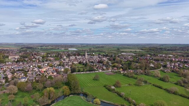 The market town of Oundle, Northamptonshire, England.