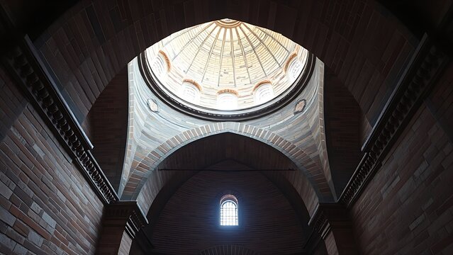 squinch. A stone squinch arch supporting a dome inside an ancient mosque. event programs, museum guides, designed for cultural heritage projects and event programs, preserves heritage.
