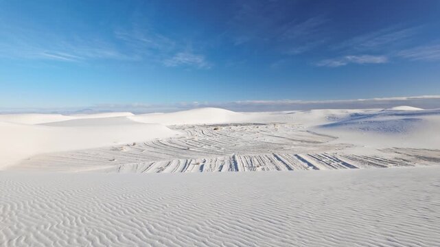 White Sands Dunes in White Sands National Park New Mexico