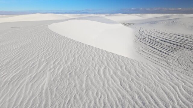 White Sands Dunes in White Sands National Park New Mexico