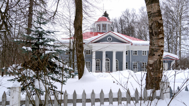 Moscow, Russia, September 04, 2025: Alexander Pushkin Manor Museum in Zakharovo