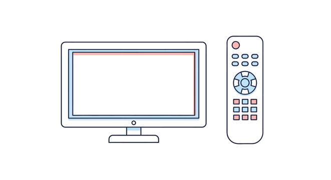 Television and Remote Control Device.