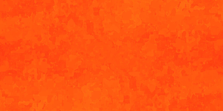 An aged orange paint texture with a grungy vintage pattern on a rough parchment paper surface creates a weathered wall background