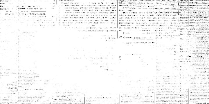 Old newspaper column texture with blurred text blocks and a grunge overlay suitable for vintage history and retro design concepts background.
