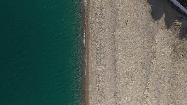 Faro de Calella en la Costa del Maresme de Catalunya