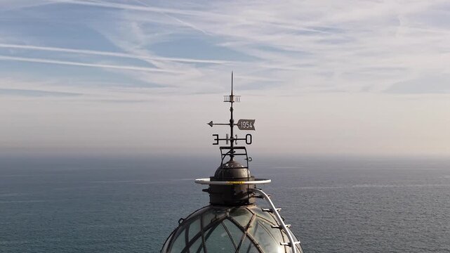 Faro de Calella en la Costa del Maresme de Catalunya