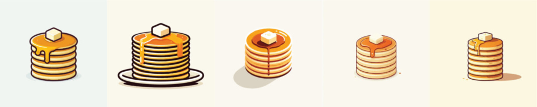 Pancake Vector Illustration