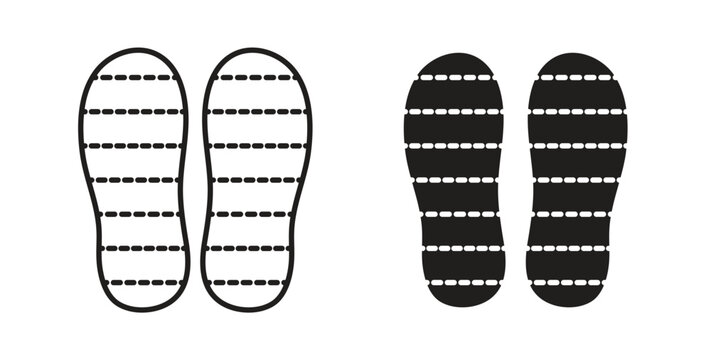 Soles icon vector pictogram pack. icon vector template