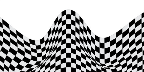 Fototapeta premium Checkered race flag. Racing flags. Background checkered flag Formula one with space for your text
