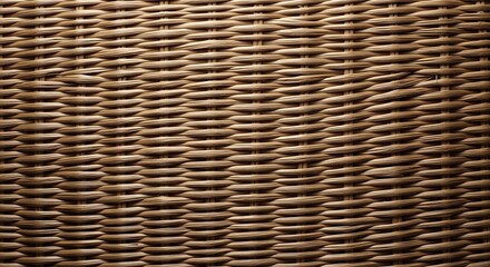 Obraz premium Natural Woven Bamboo Texture Background, Handmade Basket Pattern Close-Up