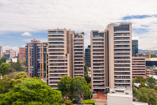 Panoramic view of modern residential buildings in Zone 14.
