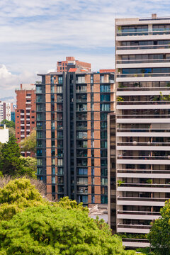 Modern mid-rise architecture integrated into the urban environment.
