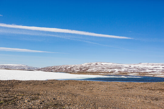 Lake on Putorana Plateau, Taimyr. Russia