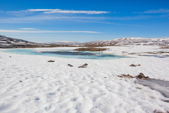 Lake on Putorana Plateau, Taimyr. Russia