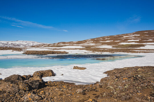 Lake on Putorana Plateau, Taimyr. Russia