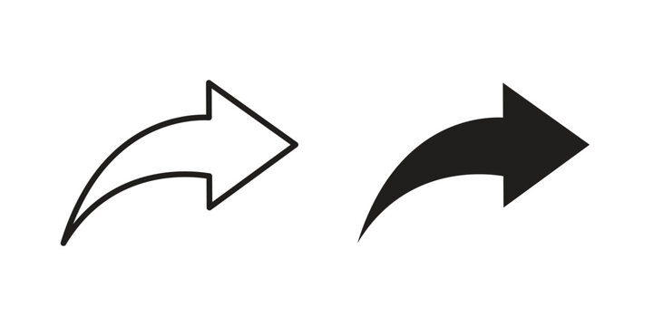 Forward icon for ui app design and web designs