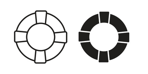 Life buoy icon for ui app design and web designs © Delour