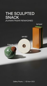The Sculpted Snack - Jajanan Pasar Reimagined.